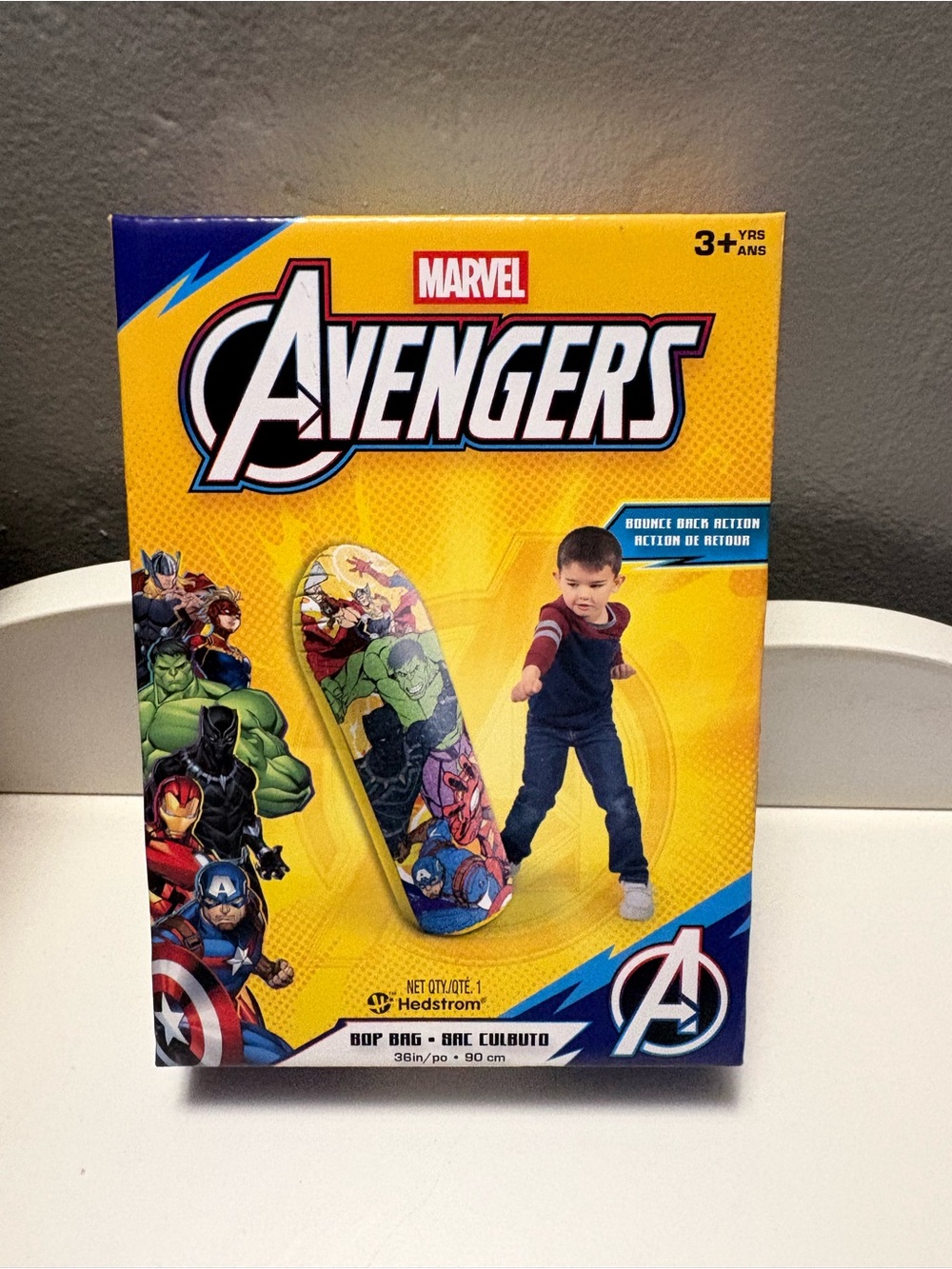 Marvel avengers kids 36” tall bop bag